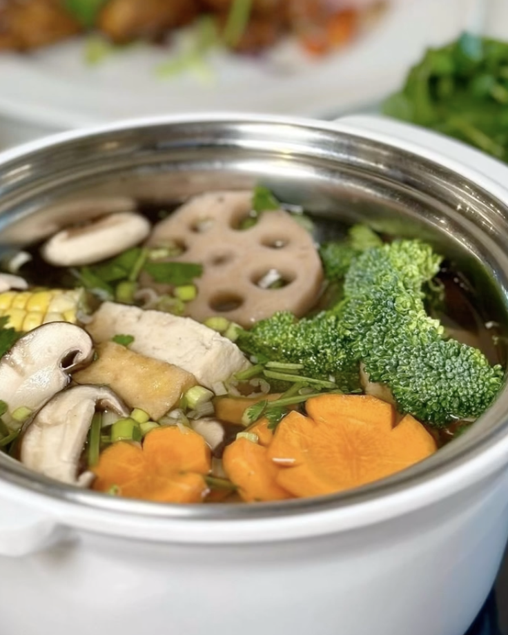 1) Select your broth